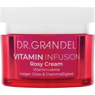 Dr. Grandel Rosy Cream Vitamin Gesichtscreme mit schimmernden Pigmenten