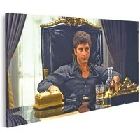 islandburner Leinwandbild Al Pacino Scarface Tony Montana Kult Gangster Movie Film Hol Bilder
