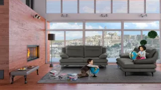 CALIA ITALIA 3-Sitzer "Cezanne, italienisches Design trifft erstklassigen Sitzkomfort, Leder" Edles Designsofa in besonders langlebigen & pflegeleichten Lederarten