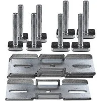 OMAC Dachträger T-Nut Adapter Satz für Dachbox Mania 320 Marathon Befestigung 12x, Haltbar