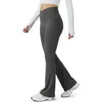 Smilodox Leggings SoftFeel Leonora, Bootcut Yogahose, atmungsaktiv & 4-Wege-Stretch High Waist Freizeithose, weiche Oberfläche, Yoga Pilates Stretching