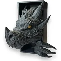 Der Krämer Buchstütze Drache 3D Figur Book Nook 20cm