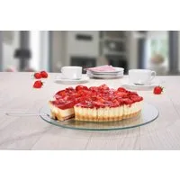 Haushalt International Servierplatte Drehbare Kuchenservierplatte Maße: ca. Ø 30 x H 2,25cm, (1-tlg)