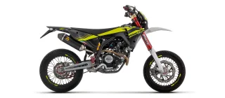Sport Auspuff Arrow Thunder BLACK Fantic Motor XEF 125 / XMF 125 Bj.2023-2024 EURO5 eintragungsfrei