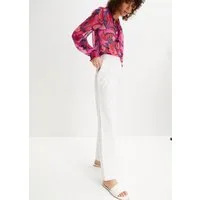 bonprix Leinenhose aus Leinen-Baumwoll-Mix, Loose Fit, komfortable Leibhöhe