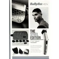 BaByliss Bartschneider 7256PE MultiTtrimmer inkl. Nasentrimmer und Rasierer-Aufsatz Akku