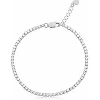 Firetti Armband Schmuck Geschenk Silber 925 Armschmuck Armkette Tennisarmband, mit Zirkonia (synth)