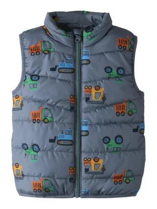 NAME IT - NMMMYLANE VEST AOP2 Flint Stone - Gr. - 104