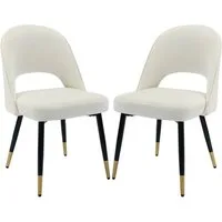 WAHSON OFFICE CHAIRS Esszimmerstuhl Samt 2er Set Seitenstühle Küchenstühle