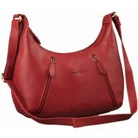 Benthill Umhängetasche Damen Echt Leder Handtasche Damentasche Umhängetasche Vintage Frauen, Reißverschlussfach