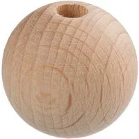 efco creative Bastelnaturmaterial Basteln - Papp Art, Holz, Holzartikel, Rohholzkugeln, gebohrt, (1-tlg)