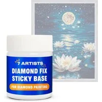 7 Artists Bastelkleber 7 Artists Diamond Painting Kleber Transparent - Sticky Base, 50 ml, 100 ml