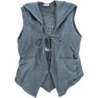 Guru-Shop T-Shirt Goa Psytrance Weste, Pixi Weste, Boho Weste mit.. alternative Bekleidung