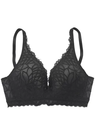 LASCANA - LASCANA Bralette black - Gr. - 70F