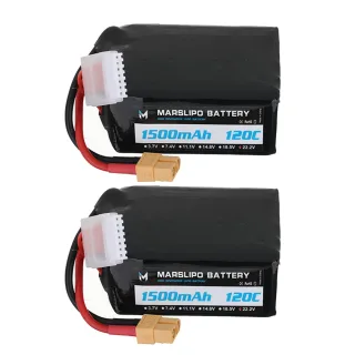 MARSLIPO 22.2V 1500mAh 120C 6S Lipo Battery XT60 Plug for SpeedyBee Master 5 V2 Darwinfpv CineApe35 6S iFlight SH CineFl