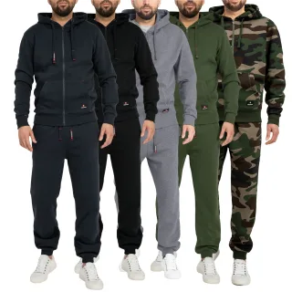 Höhenhorn Cozalp Herren Jogging Anzug Trainingsanzug Hausanzug S Dunkelgrau