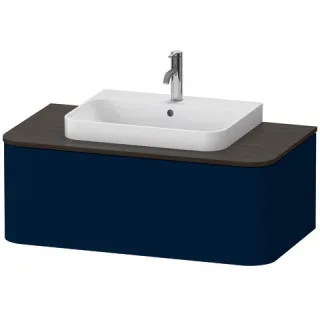 Duravit Happy D.2 Plus Konsolenwaschtischunterbau wandhängend Nachtblau Seidenmatt 1000x550x354 mm - HP4941098980010