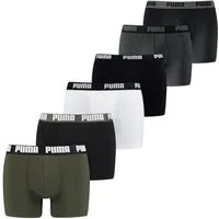 PUMA Boxer Herren Boxershort 6er Pack Baumwolle Basic Boxer (Packung, 6er Pack)