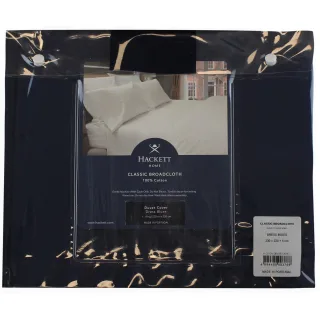 Hackett Klassische Baumwoll-Duvetbezug Navy König