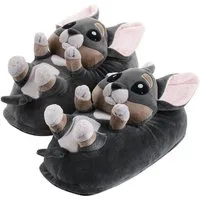 Corimori Tier Pantoffeln für Erwachsene Einheitsgröße 34-44 Plüsch Hausschuhe (Packung, Geschenk) EU Einheitsgröße 34-44, Chihuahua Chico, für Kinder und Erwachsene