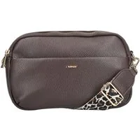Rieker Umhängetasche, Damen Schultertasche, Handtasche mit zwei Reißverschlüssen