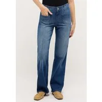 ANGELS High-waist-Jeans Liz Smart mit ausgestelltem Bein und Stretch