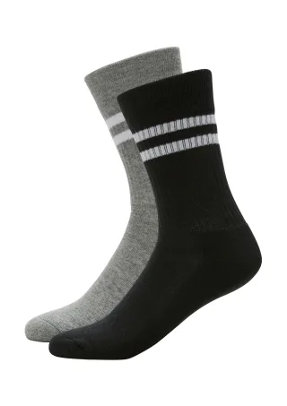 s.Oliver - Socken grau/schwarz - Gr. - 36.5