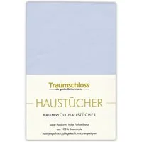 Traumschloss Betttuch Haustuch, 100% Baumwolle, Gummizug: ohne, (1 Stück), aus 100% Baumwolle, ohne Gummizug