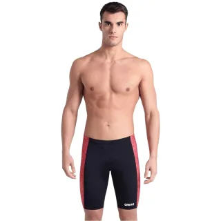 Arena - Jammer-Shorts für Herren (Schwarz/Rot bedruckt)