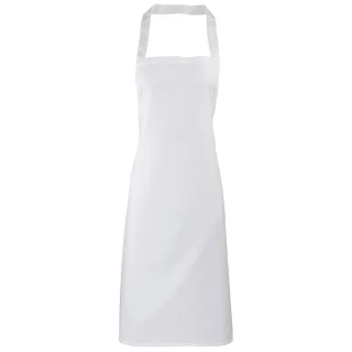 Premier Ladies/Womens Slim Apron (ohne Tasche) (2er-Pack) (Weiß)