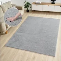 OTTO home Teppich Lilari Shaggy Premium, weich, modern, rechteckig, Höhe: 30 mm, Uni-Farben, kuschelig, & weich, Wohnzimmer, Schlafzimmer, Esszimmer