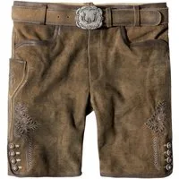 Stockerpoint Trachtenlederhose Corbi4 Herren (1-tlg) Trachtenlederhose, Trachtenhose, Bayerische Lederhose, Oktoberfest