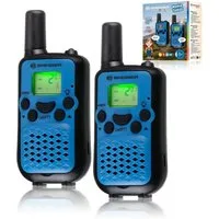 BRESSER junior Walkie Talkie Walkie Talkie rechargeable blue