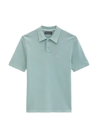 Marc OPolo Casual - Strick-Poloshirt regular Midnight Moss - Gr. - S