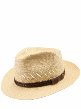 Mey & Edlich Herren Panama-Hut Beige 100 % Stroh