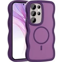 LuxusKollektion Handyhülle Handyhülle S25 Ultra MagSafe Magnetisch Samsung Galaxy S25 Ultra Lila