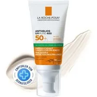 La Roche-Posay Sonnenschutzcreme Anthelios UVMune 400 Oil Control Gel-Creme – Sehr hoher Sonnenschutz, LSF 50+ für empfindliche, ölige Haut –, Mattierender Effekt mit Airlicium-Technologie – 50 ml