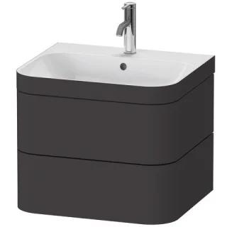 Duravit Happy D.2 Plus c-bonded Set wandhängend Taupe 575x490x480 mm - HP4635N8383 HP4635N8383
