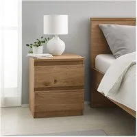 HTI-Living Nachtkommode Nachtkommode 2er Set Artisaneiche (Set, 2 St., 2 Nachtkommoden), Nachtschrank Nachttisch