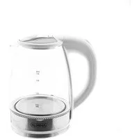 Almina Wasserkocher 1,8 Liter Glaswasserkocher mit Wasserstandsanzeige LED-Beleuchtung