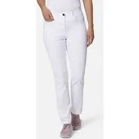 GOLDNER Bequeme Jeans Kurzgröße: Bequeme 5-Pocket-Jeans mit langem Bein, schmaler Sitz