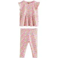 Next Shirt & Leggings Baby Rippstrickoberteil und Leggings im 2er-Set (2-tlg)