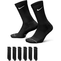 Nike Funktionssocken U NK ED ELVD CRW 6P - 144 atmungsaktives Material, für Erwachsene