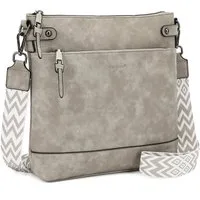 TAN.TOMI Umhängetasche Damen Mittel Crossbody Bag Leicht Schultertasche Tasche Bag, Mit Verstellbar Abnehmbar Breiter Gurt Pendeln Reise Campus