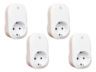 SHELLY WLAN-Steckdose Plug, 16 A, Messfunktion, weiß, 4 Stück
