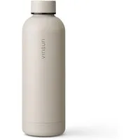 Vinsun Isolierflasche Edelstahl Flasche 500ml, Thermoflasche Kohlensäure geeignet, BPA frei, Auslaufsicher, doppelwandig, bruchsicher, geruchs- & geschmacksneutral