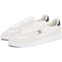 Tommy Jeans THE GREENWICH EDGE MIX MATERIAL Sneaker Freizeitschuh, Schnürer, Halbschuh im angesagten Retro-Look