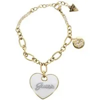 Guess Gliederarmband Maxi Heart Logo Bracelet