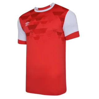Umbro Herren Vier Trikot (Vermillion/Weiß)