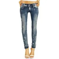 be styled Röhrenjeans destroyed Hüftjeans, rörige low waist Damenhosen skinny fit j25r 5-pocket